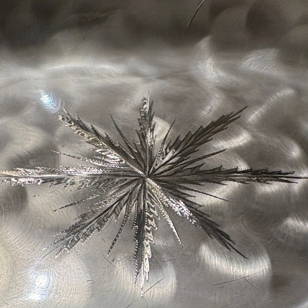 WMF Ikora Vintage Silver Plated Footed Dish Tray Oval Star Design Luster MCM - Picture 2 of 9